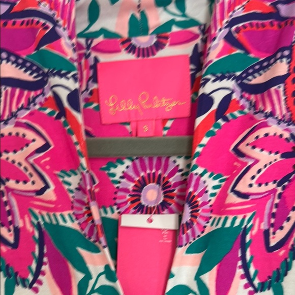 Lilly Pulitzer Pink and Blue Maxi Dress - Picture 5 of 9